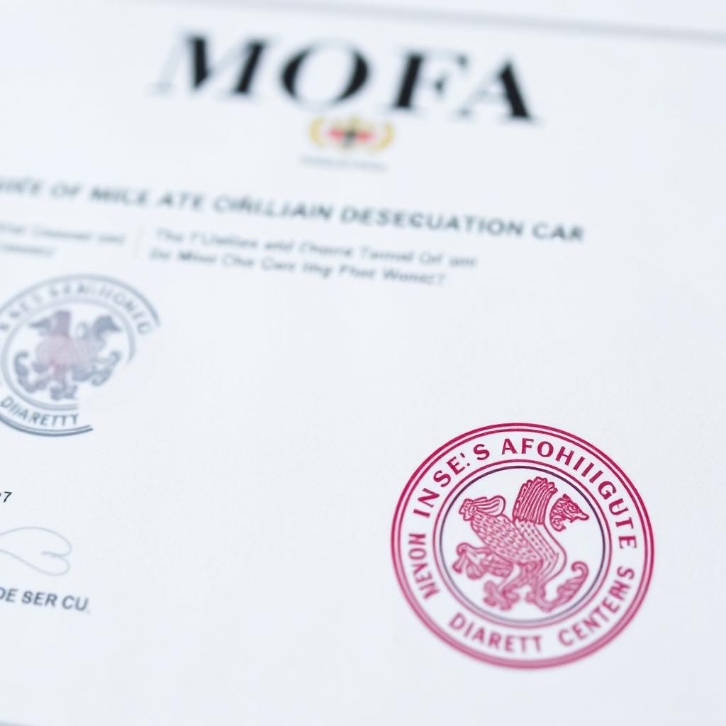 MOFA and Document Attestation